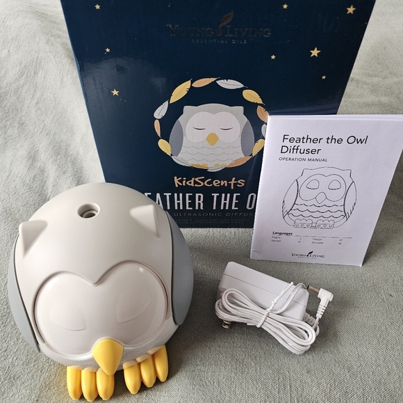 NEW Young Living Feather The Owl Essential Oil Diffuser Humidifier Wellness - Picture 1 of 11